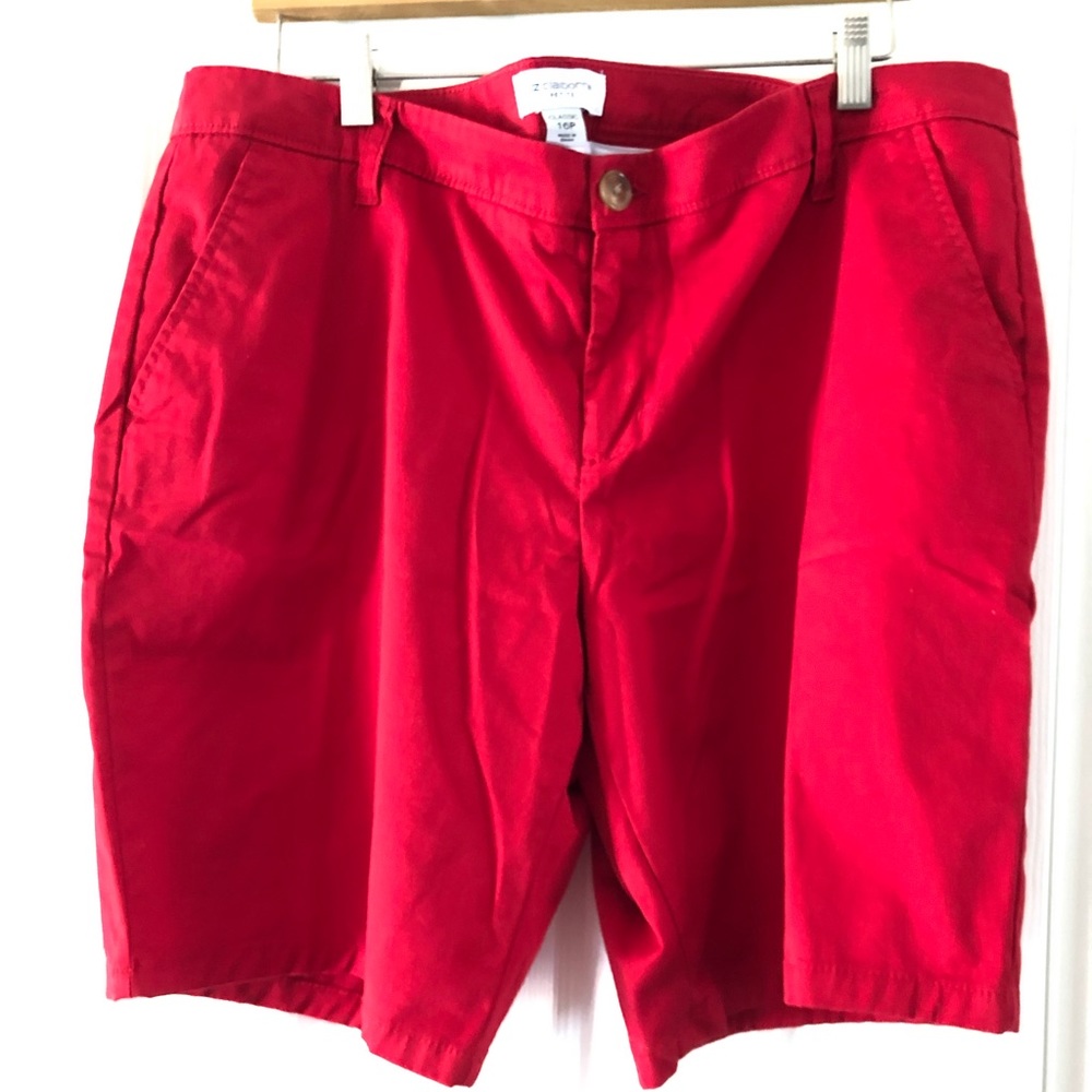 Liz Claiborne Red Shorts